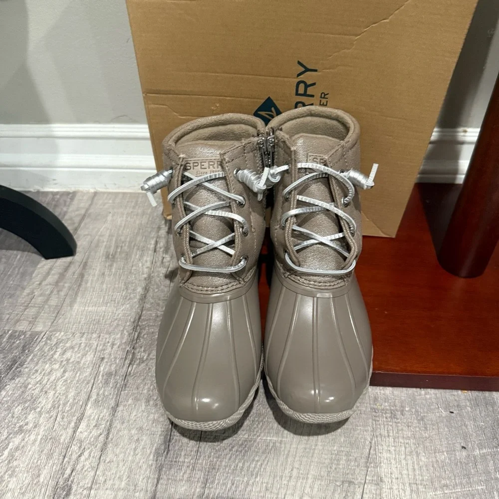 Sperry Women's Saltwater‎ Sparkle Dove Rain Boot